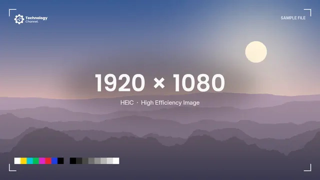 HEIC sample: 1920 × 1080
