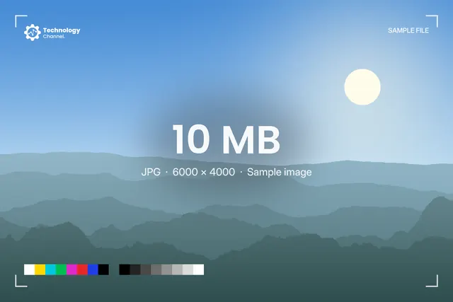 JPG sample: 10 MB photo