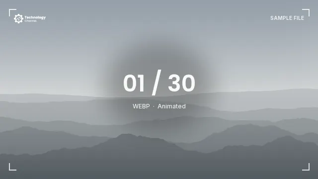 WebP sample: Animated